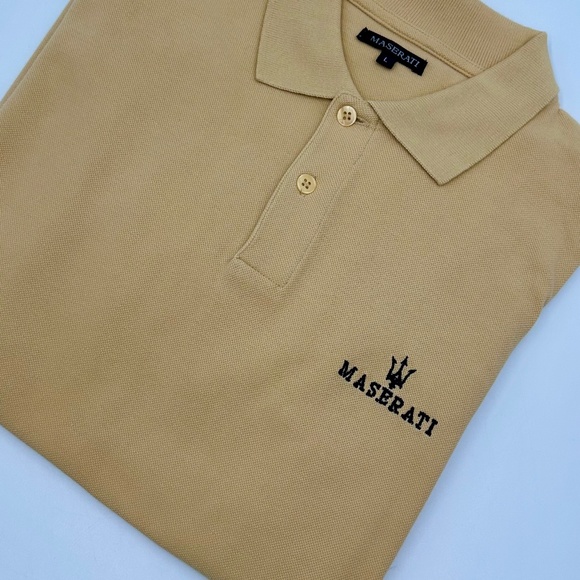 Maserati Polo Style Shirt Men’s SZ L - Picture 2 of 6
